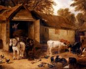 The Farmyard - 约翰·弗雷德里克·赫尔林